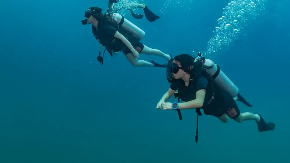 HTMS Sattakut wreck dive, Koh Tao — the former Royal Thai Navy landing craft resting upright on the sandy seabed
